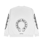 Chrome Hearts Horseshoe Logo Sweatshirt White