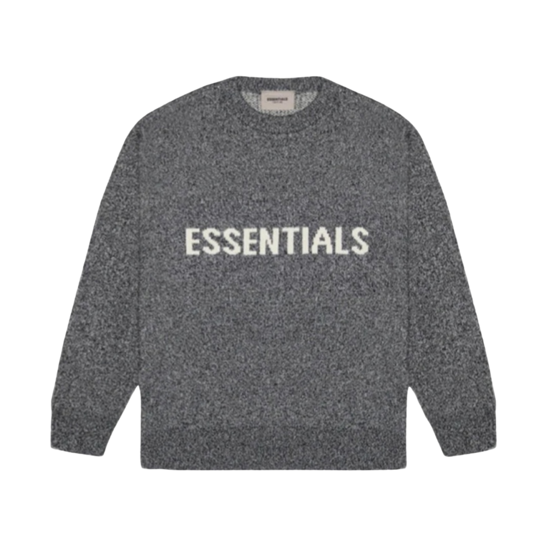 에센셜 니트 스웨터 그레이 멜란지 - 20SS