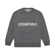 Essentials Knit Sweater Grey Melange - 20SS