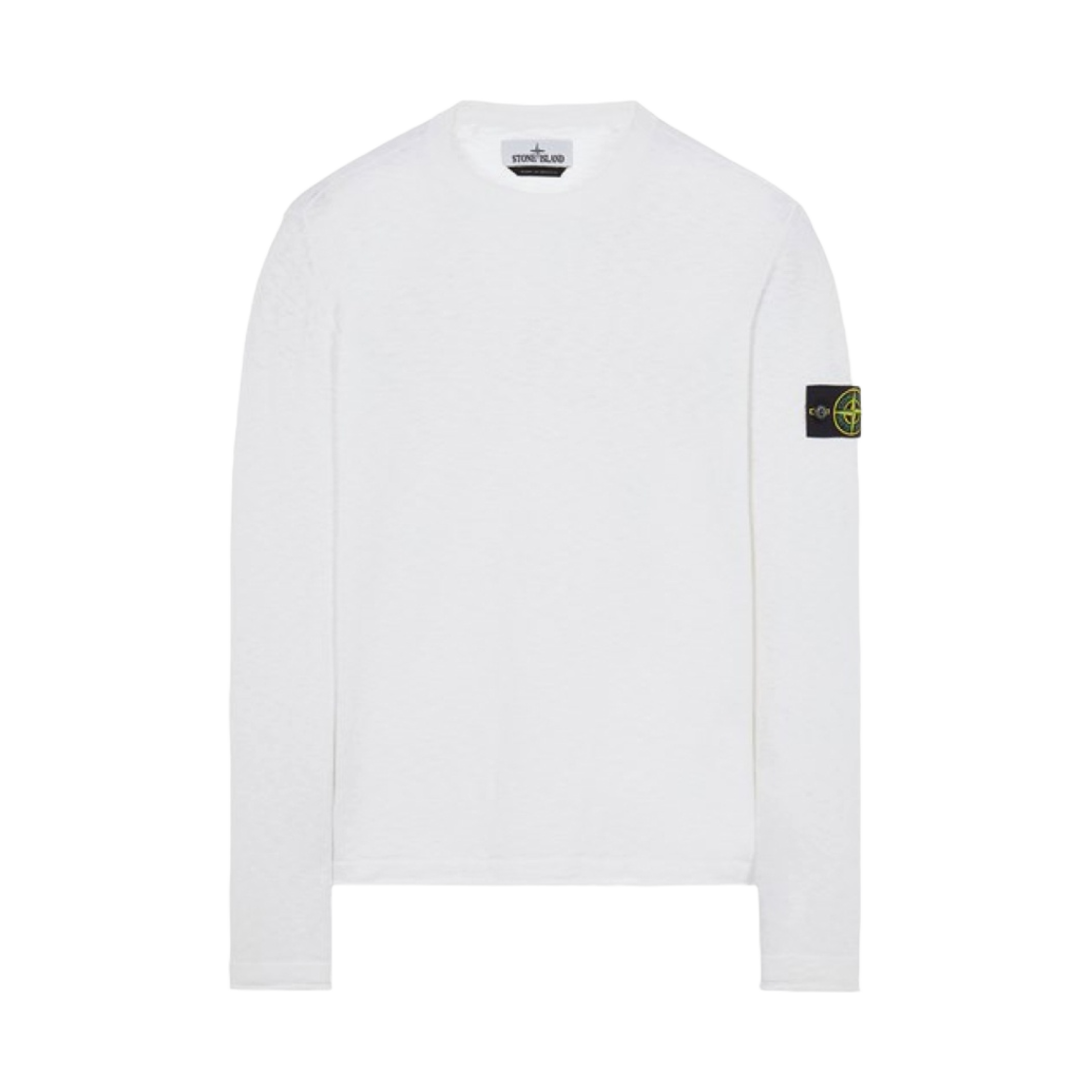 7615502B0-V0001 Stone Island 502B0 Crewneck Knit White - 22SS