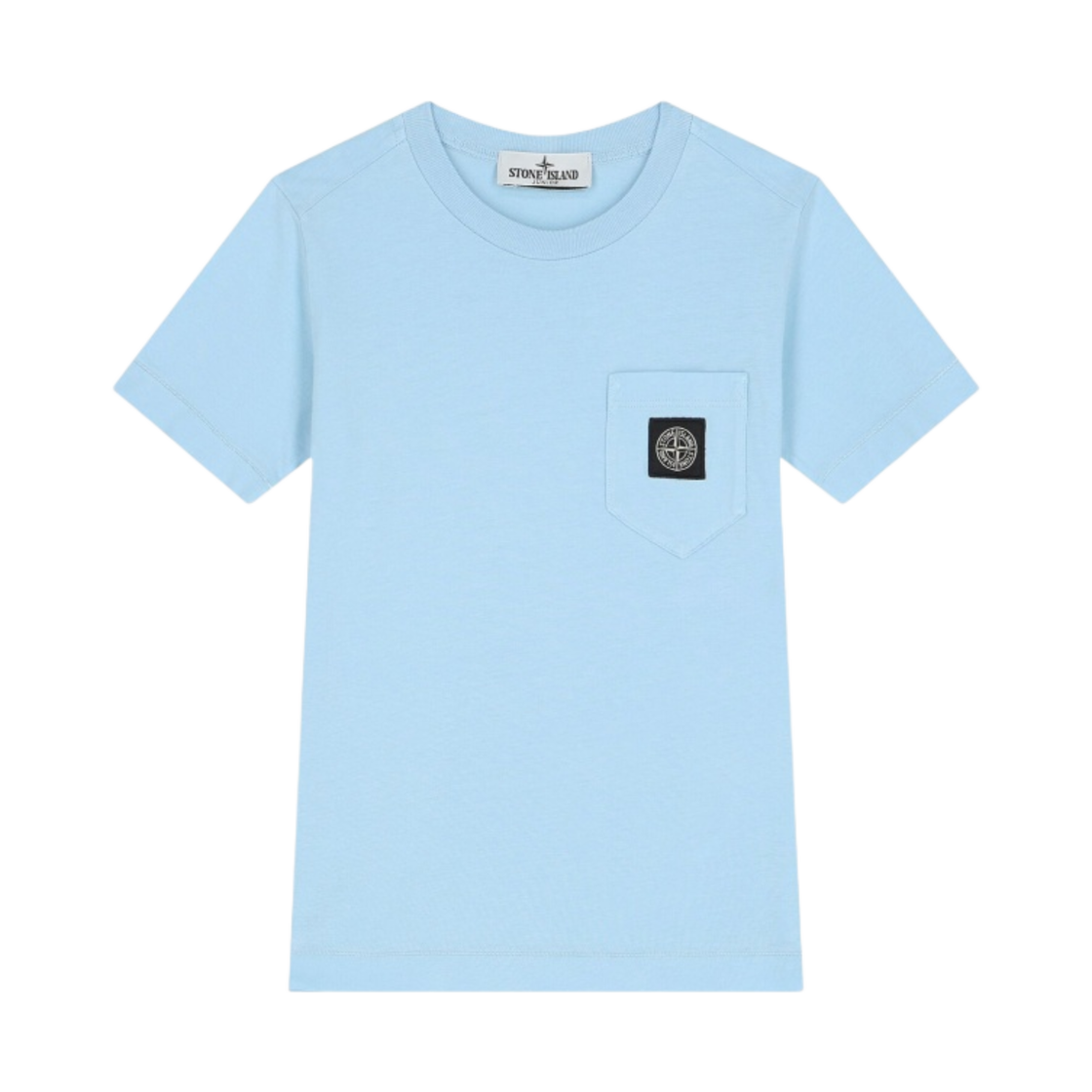 801620347-V0040 (Kids) Stone Island 20347 Short Sleeve T-Shirt Sky Blue - 24SS
