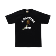 BAPE Japanese Wind Chimes College T-Shirt Black