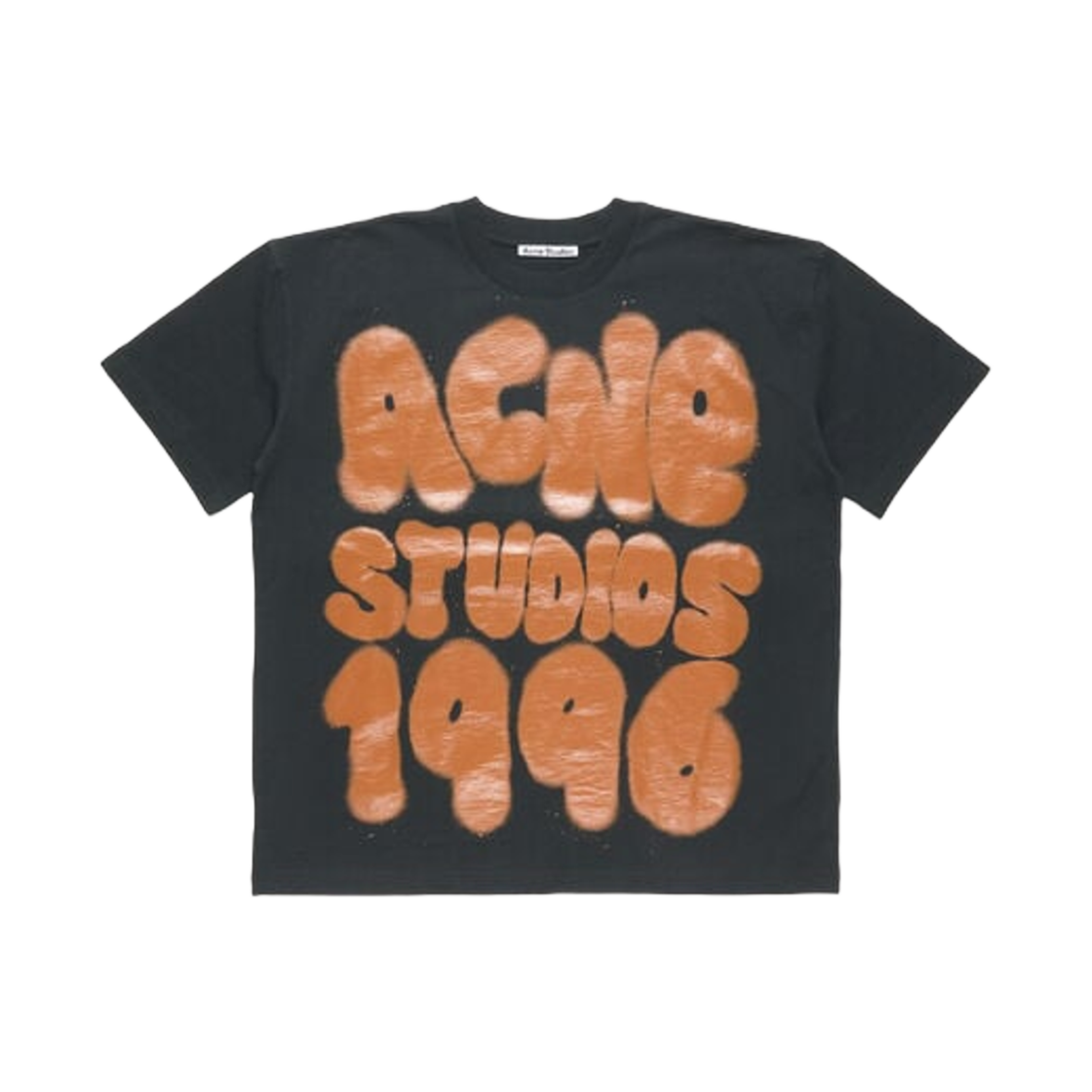 CL0333-900 Acne Studios T-Shirt Logo Relaxed Unisex Fit Black