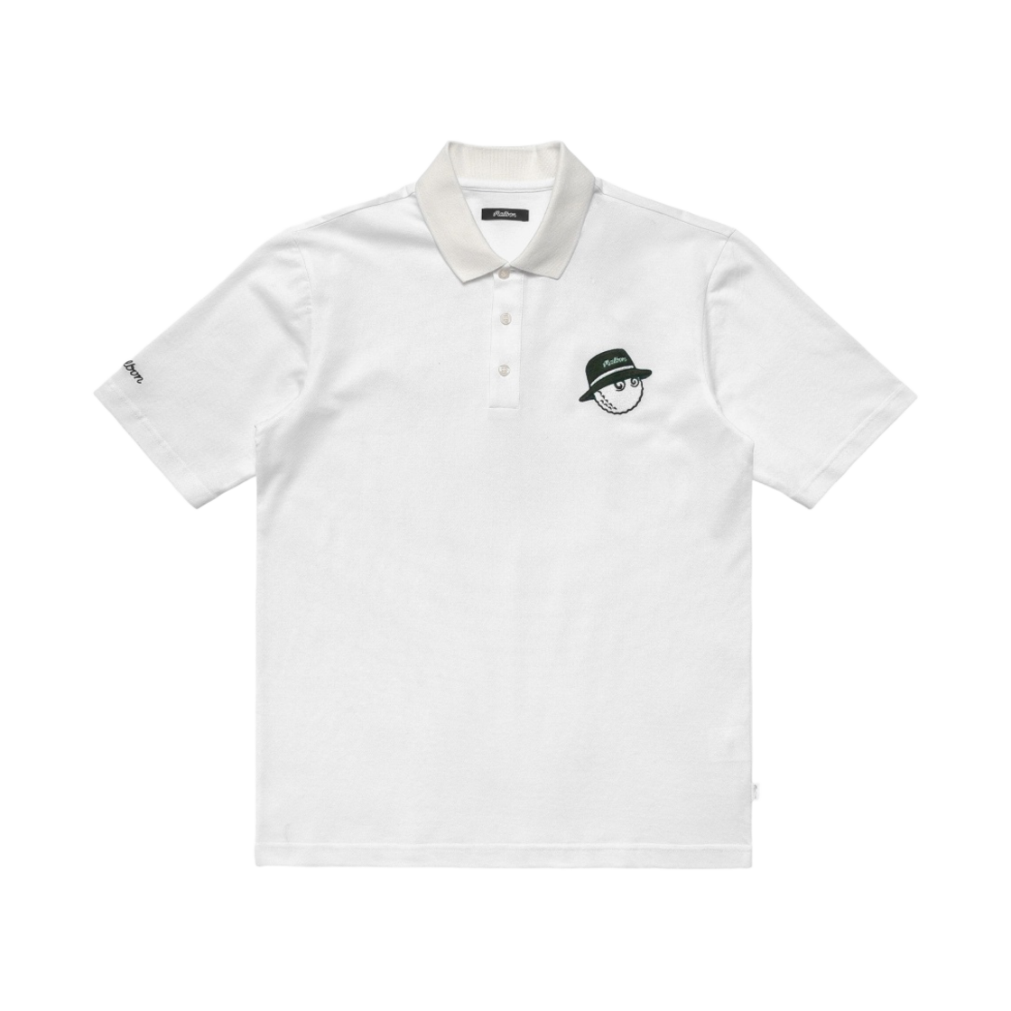 말본 골프 쿠퍼 폴로 화이트(Malbon Golf Cooper Polo White)