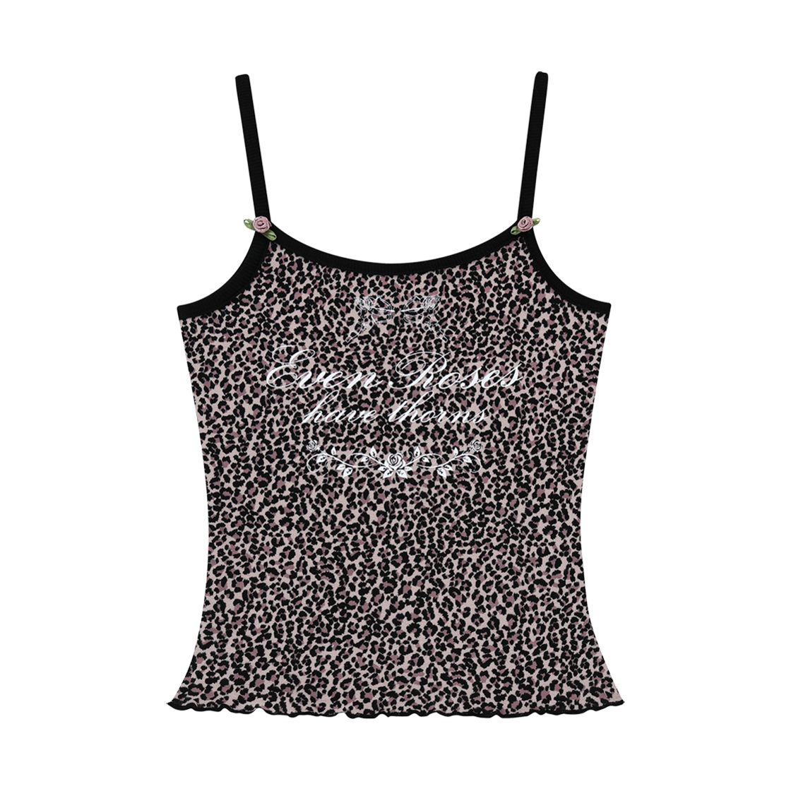 25NNSSTSSF002PI NIIER NOR Angel Rose Leopard Sleeveless Pink