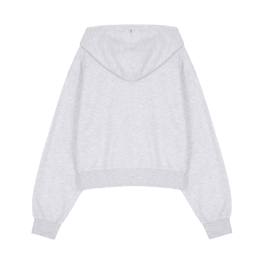 AM01HD2301 Aviemuah Double Logo Zip-Up Hoodie Grey - #2