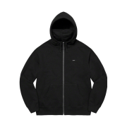 Supreme Small Box Facemask Zip Up Hooded Sweatshirt Black