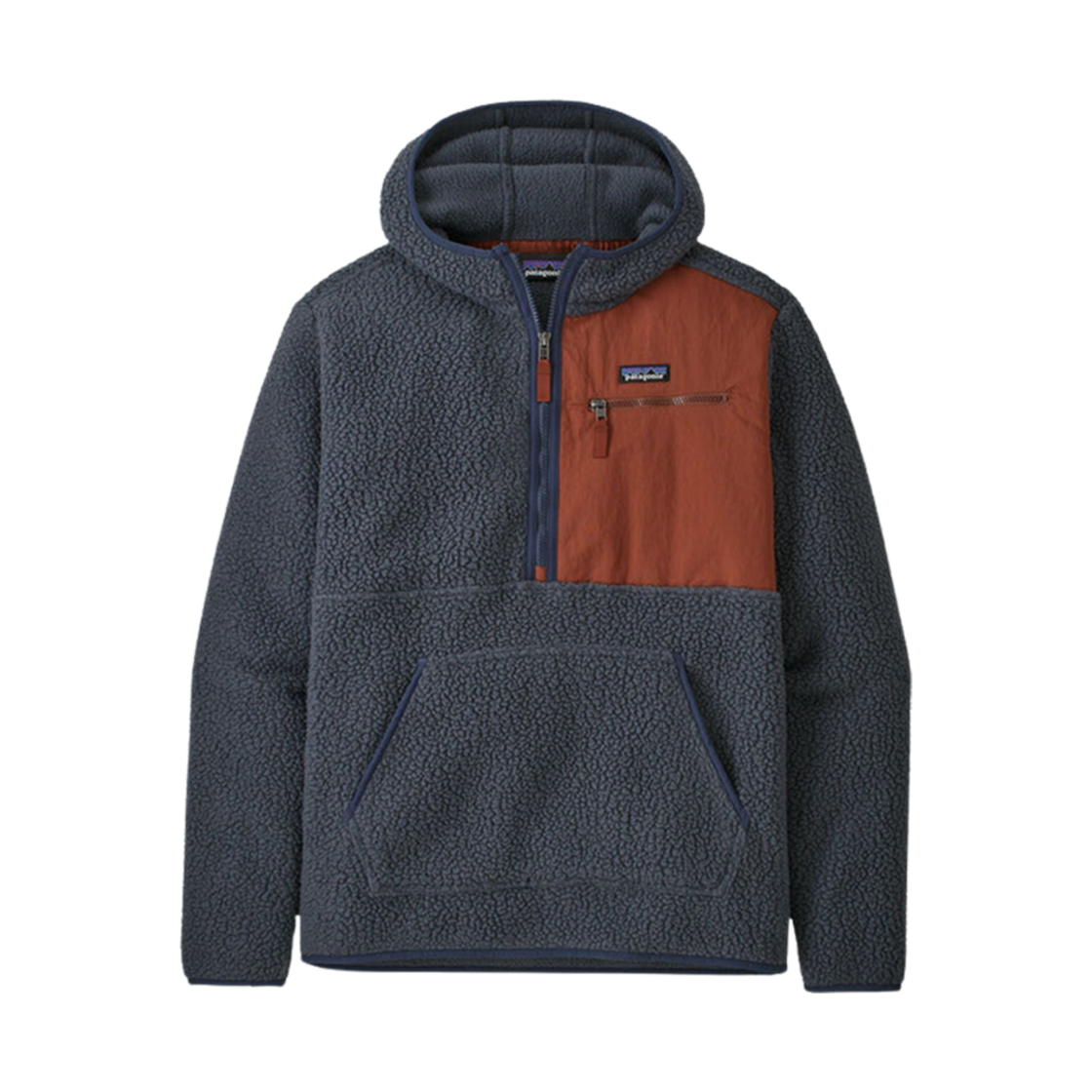 22790 Patagonia Retro Pile Pullover Smolder Blue