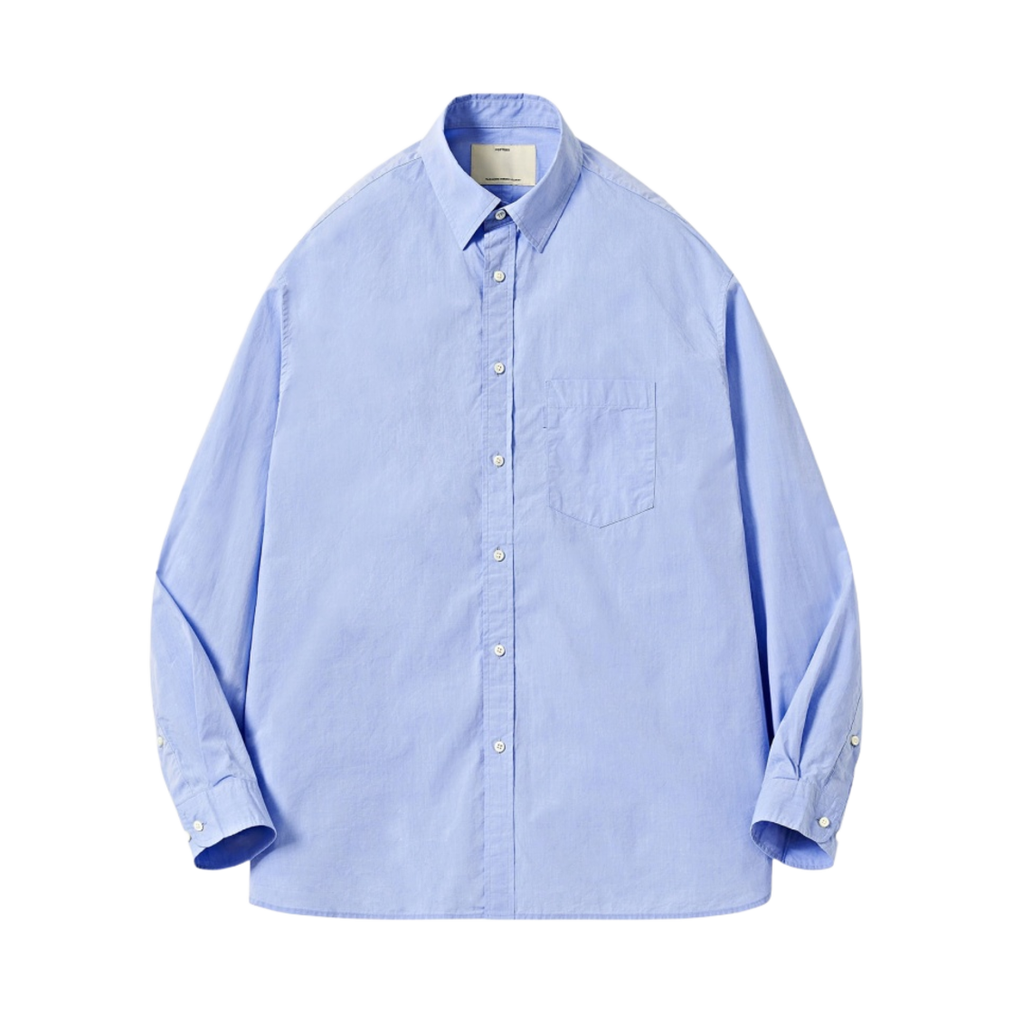 포터리 컴포트 셔츠 기자 코튼 100/2 하이 덴시티 포플린 클로스 리실리언트 피니쉬 삭스