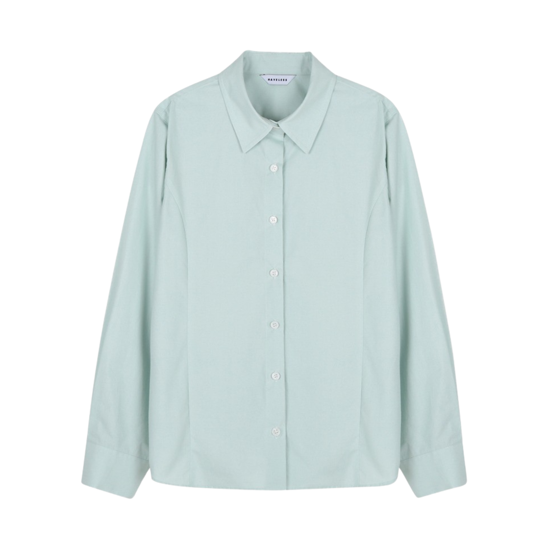해브레스 우먼 베로나 클래식 코튼 셔츠 민트(Haveless Women Verona Classic Cotton Shirt Mint)