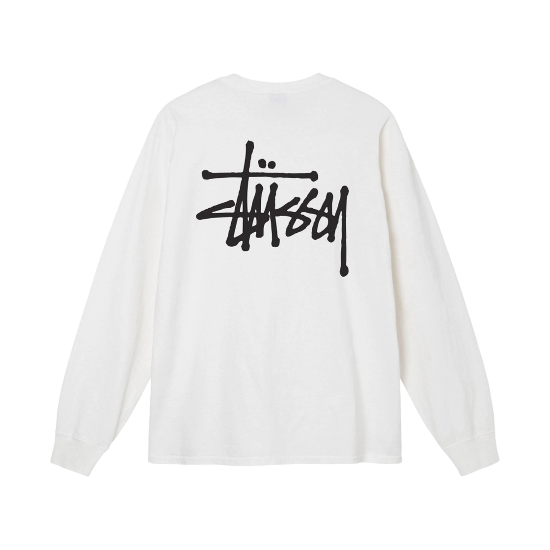 스투시 베이직 스투시 피그먼트 다이드 롱슬리브 티셔츠 내츄럴 2022(Stussy Basic Stussy Pigment Dyed LS T-Shirt Natural 2022)