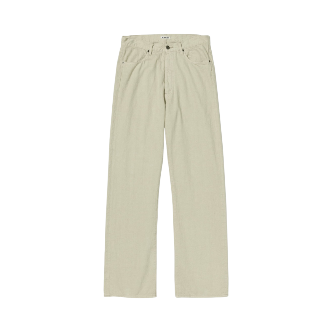 오라리 보타니컬 다이드 셀비지 데님 팬츠 내츄럴 그린 - 22AW(Auralee Botanical Dyed Selvedge Denim Pants Natural Green - 22AW)