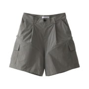 Blue Sunflower Utility Half Cargo Pants Khaki Grey