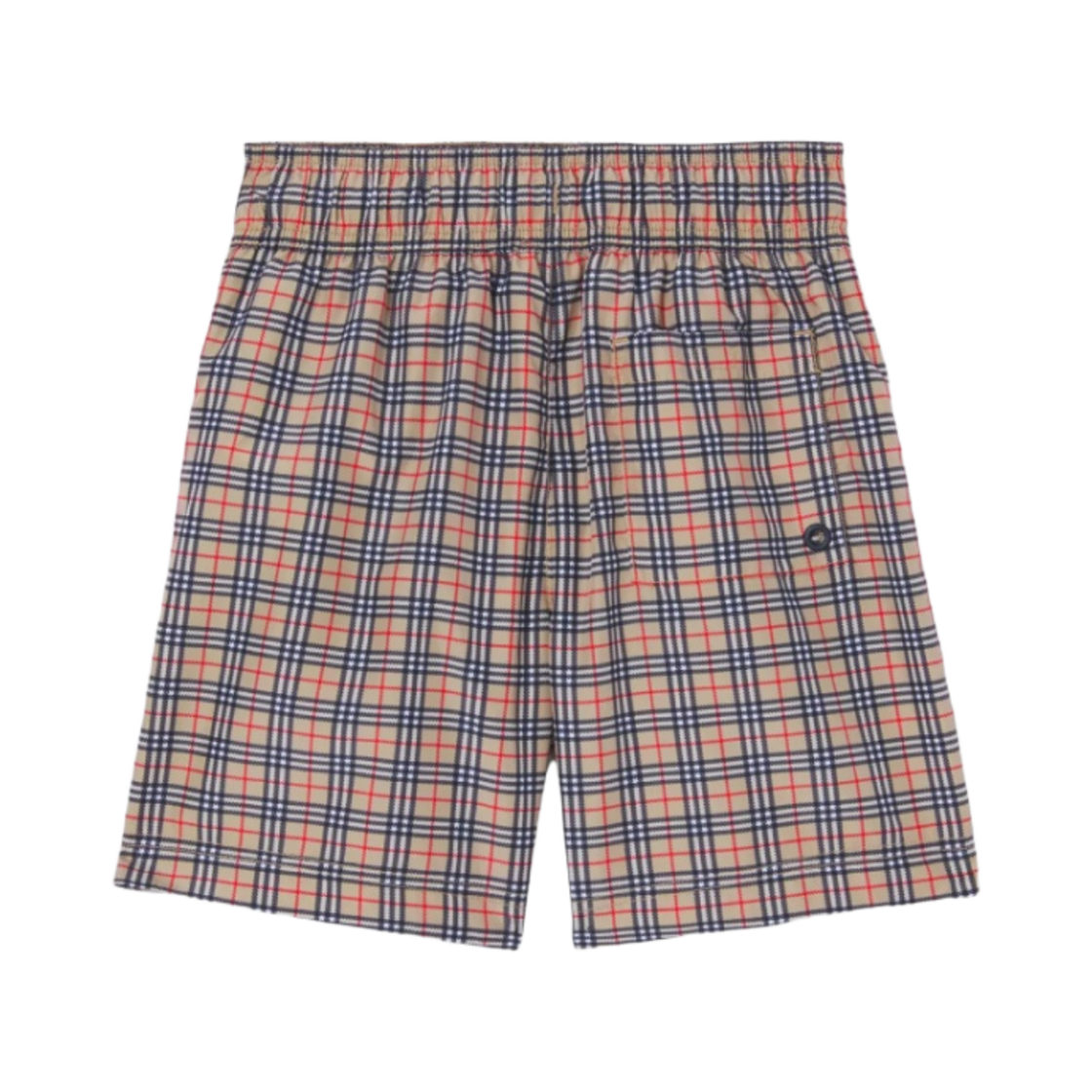(키즈) 버버리 체크 스윔 쇼츠 아카이브 베이지((Kids) Burberry Check Swim Shorts Archive Beige) - 1