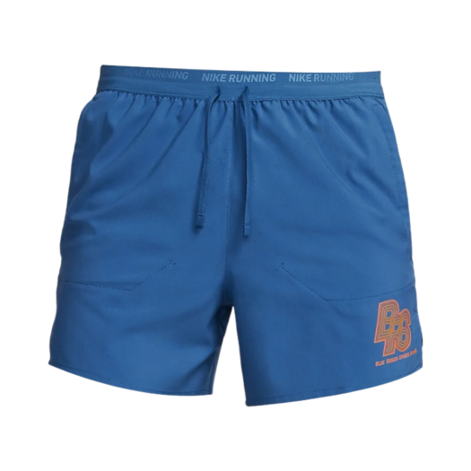 Nike Running Energy Stride 13cm Brief Lined Running Shorts Court Blue Safety Orange- US/EU