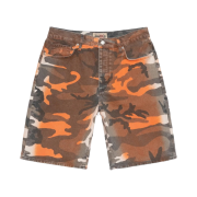 Stussy Spray Dye Big OL' Shorts Orange Camo
