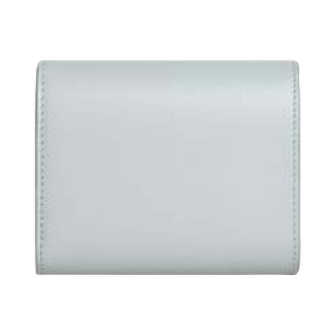 10D783DPV-07SZ Celine Small Wallet Triomphe in Shiny Calfskin Soft Blue - #3