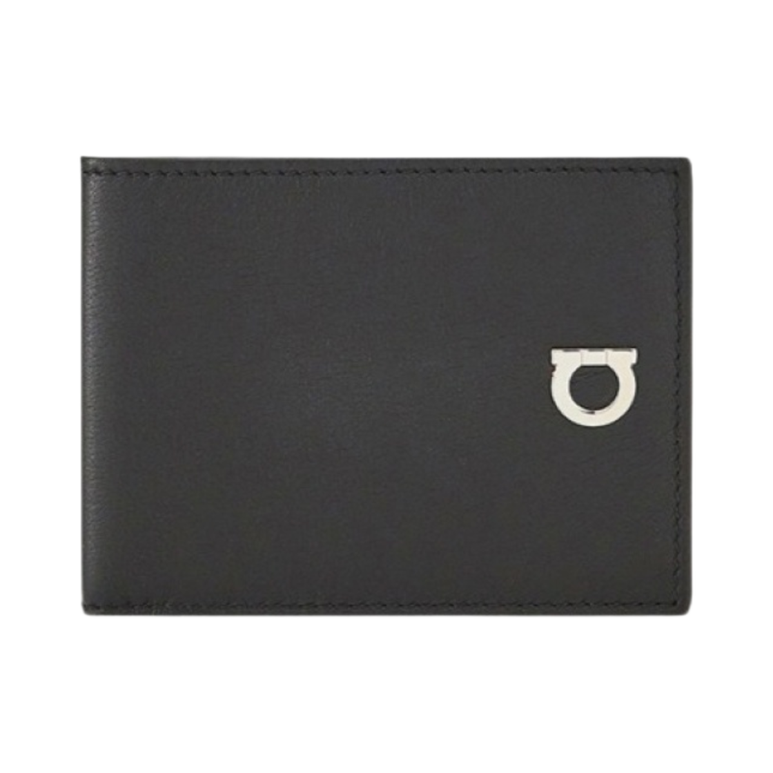 페라가모 간치니 반지갑 블랙(Ferragamo Gancini Bi-Fold Wallet Black) - 1