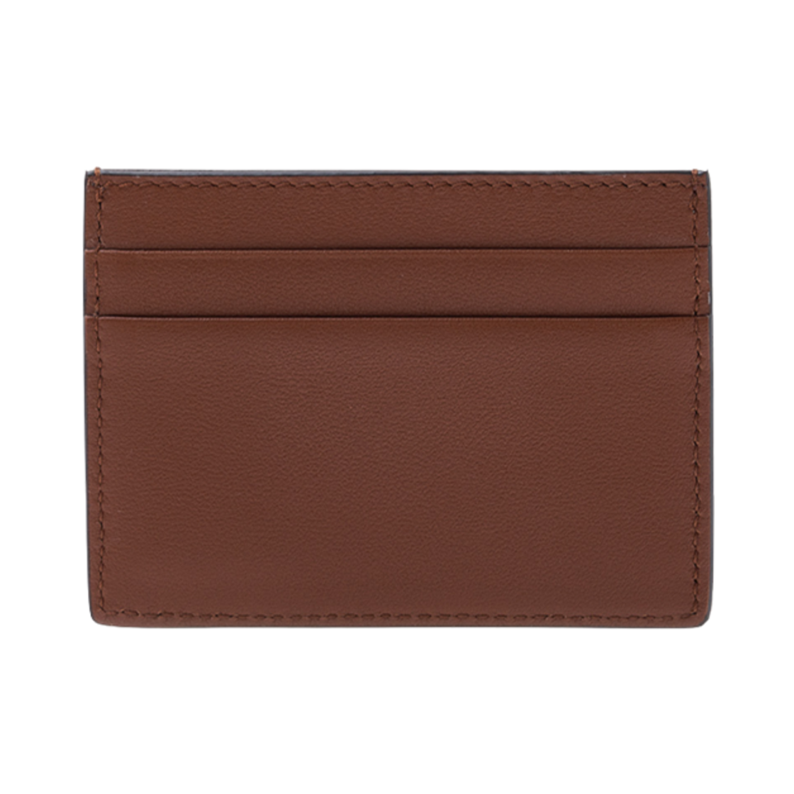 발렌티노 브이로고 시그니쳐 레더 카드 홀더 브라운(Valentino VLogo Signature Leather Card Holder Brown) - 2