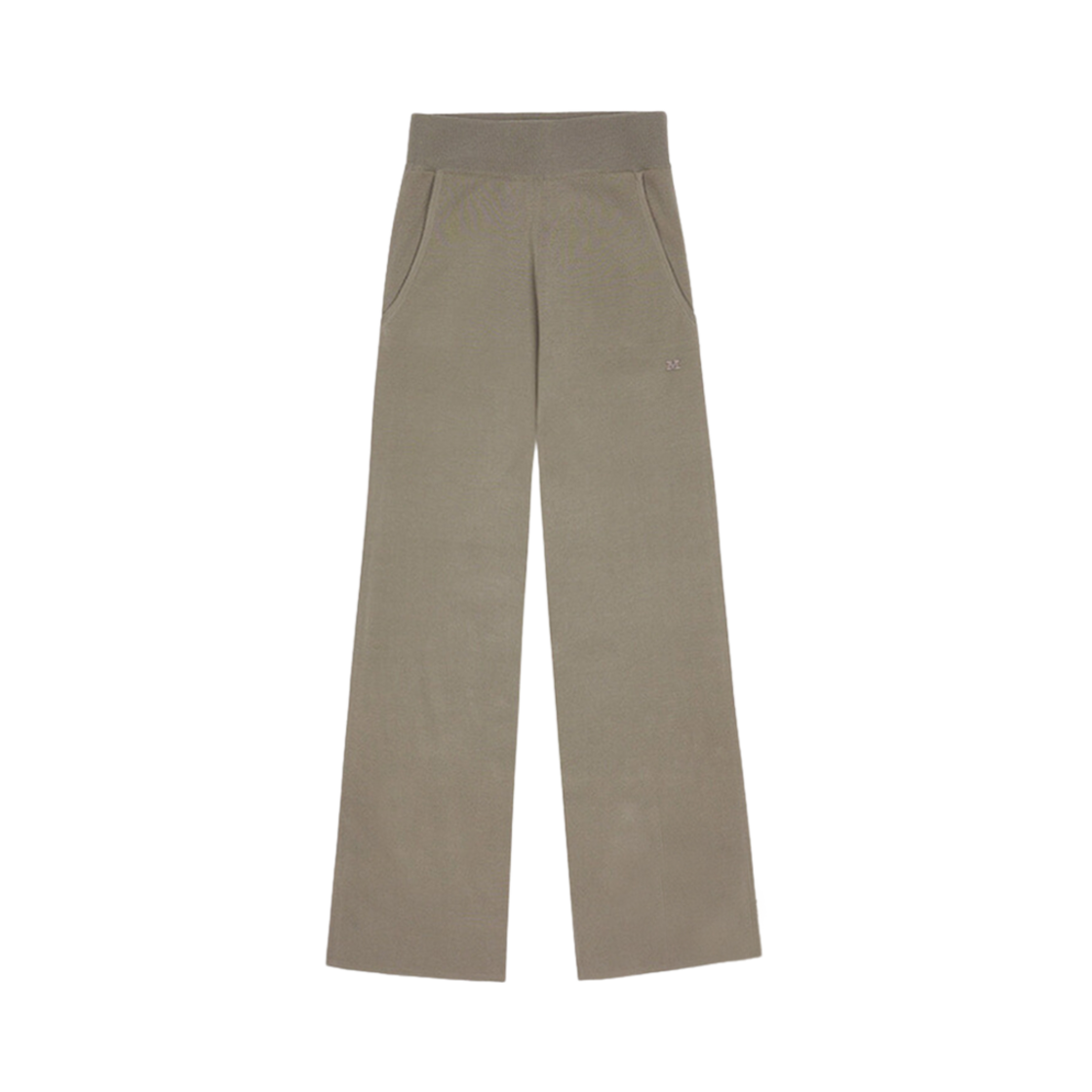 ZIGOTE-002 (W) Max Mara Zigote Wide Leg Wool Yarn Pants Nocciola