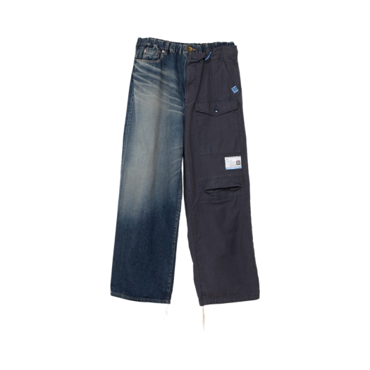 A11PT025-INDIGO Maison Mihara Yasuhiro Denim X Cargo Pants Indigo