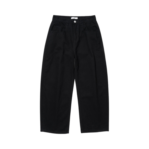 ML163BK Millo Archive Reflect Curved Pants Black