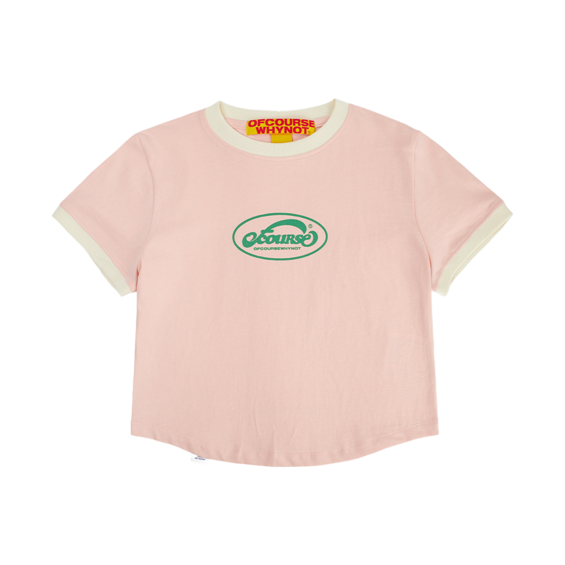 OW42TRF13_LO ofcoursewhynot Your Standard Ct Cropped Top Light Orange