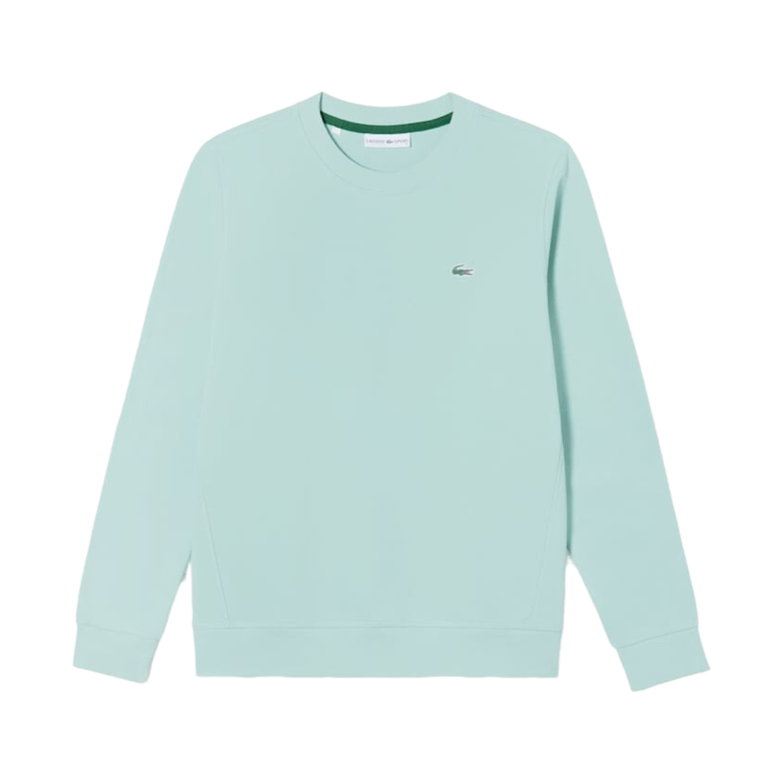 (W) 라코스테 베이직 크루넥 스웨트셔츠 민트((W) Lacoste Basic Crewneck Sweatshirt Mint) - 1