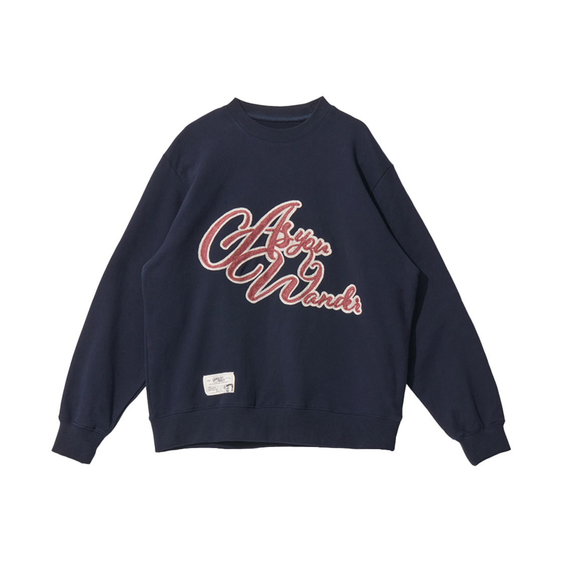 오가프 원더 라인 부클 맨투맨 네이비(Ogarp Wonder Line Bookle Sweatshirt Navy)