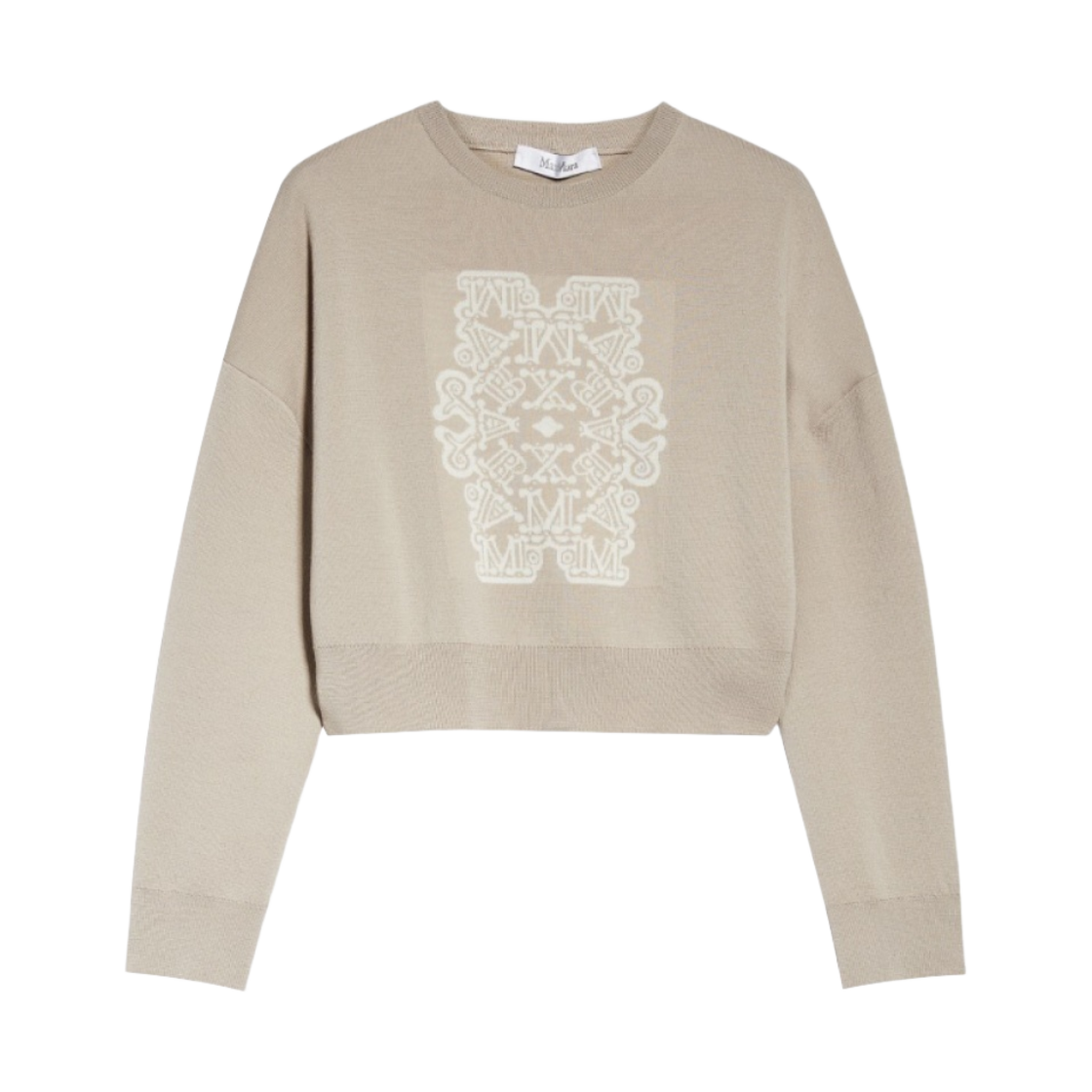 SIR-014 (W) Max Mara Sir Virgin Wool Sweater Sand
