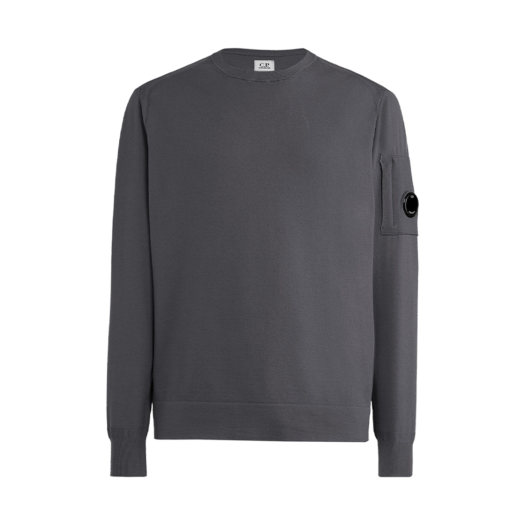 C.P. Company Extafine Merino Wool Knit Raven Grey - 23FW