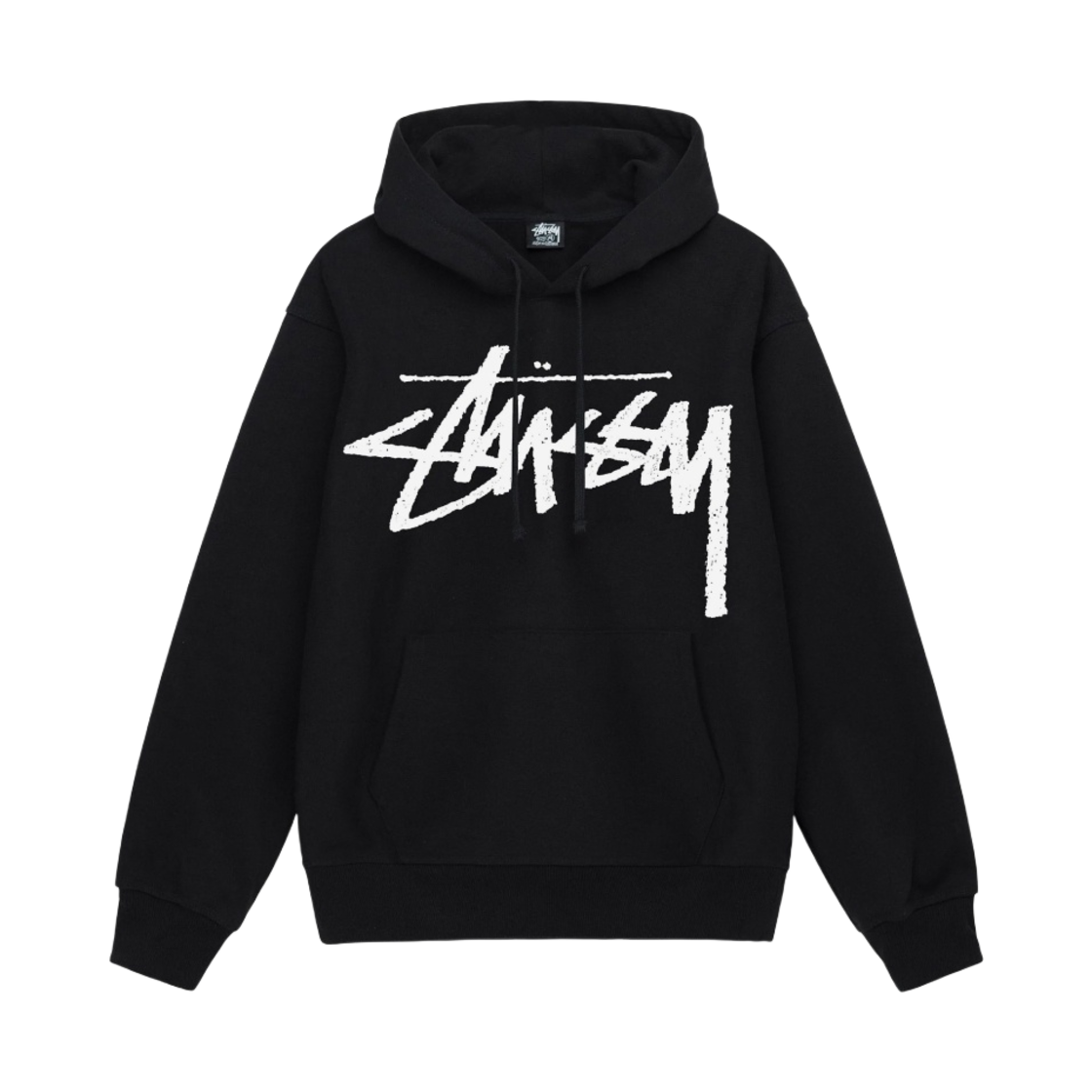 스투시 빅 스탁 후드 블랙