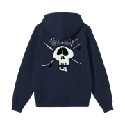 Stussy Surf Skate Skull Hoodie Navy