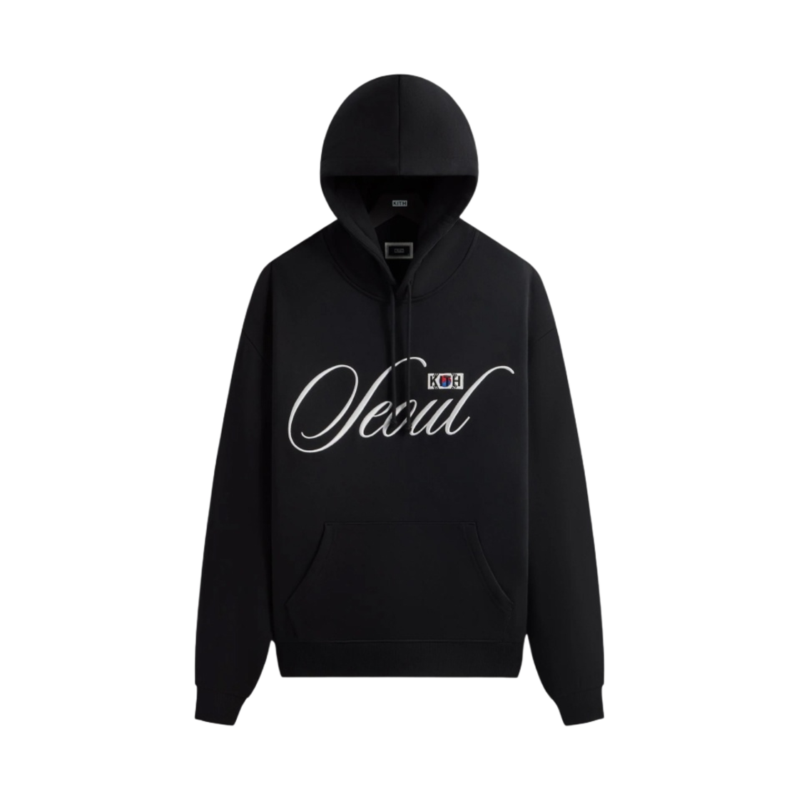 KHM032123-001 Kith Seoul Nelson Hoodie Black