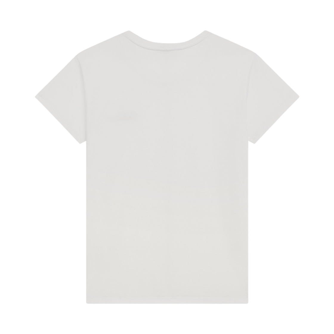 (W) 셀린느 자수 티셔츠 코튼 오프 화이트((W) Celine Embroidered T-Shirt in Cotton Off White) - 2