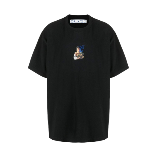 Off-White Caravaggio Boy Mark Over S/S T-Shirt Black