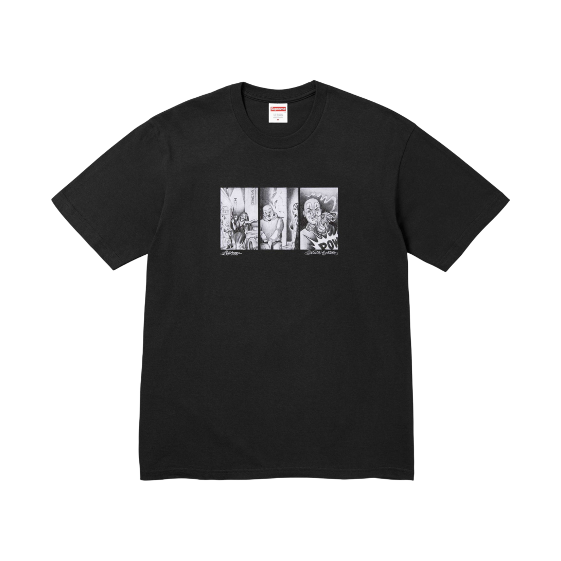 슈프림 미스터 카툰 포우 티셔츠 블랙 - 24FW(Supreme Mister Cartoon Pow T-Shirt Black - 24FW) - 1