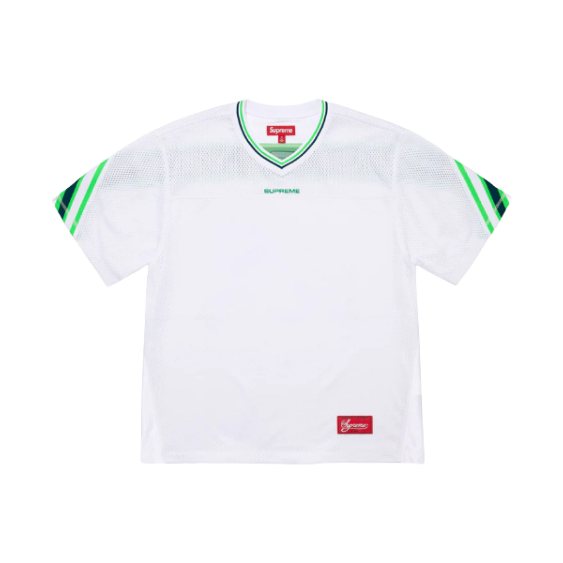 슈프림 자카드 립 풋볼 저지 화이트 - 24FW(Supreme Jacquard Rib Football Jersey White - 24FW) - 2