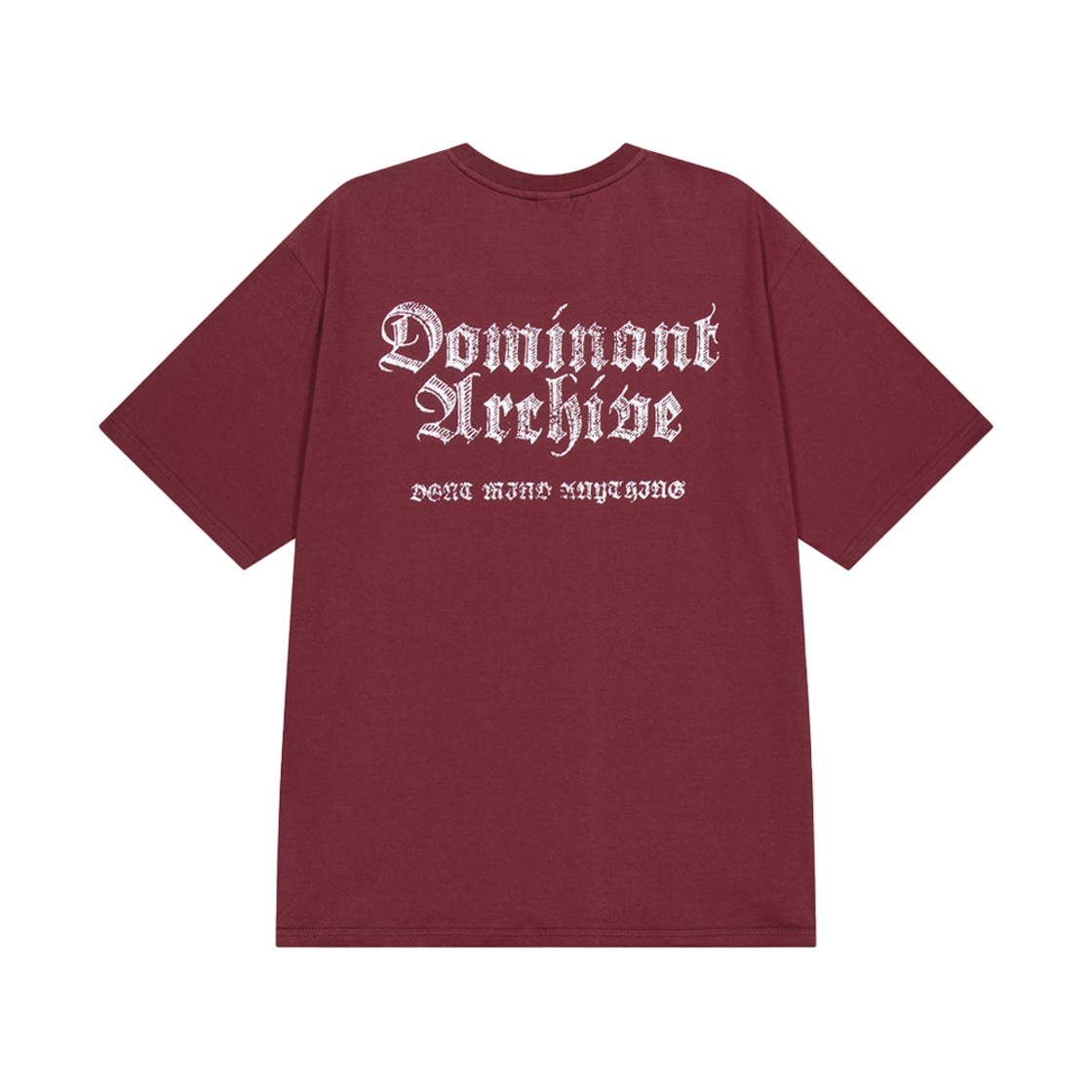 DMNT24SSTS_08 Dominant Chicano T-Shirts Wine