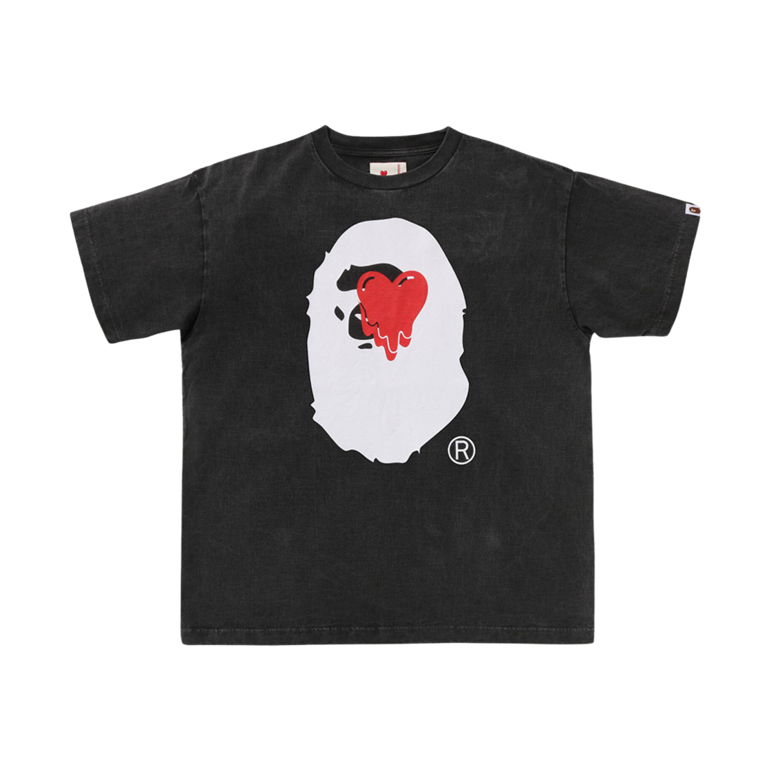 베이프 x E.U. 에이프 헤드 티셔츠 블랙(BAPE x Emotionally Unavailable Ape Head T-Shirt Black)
