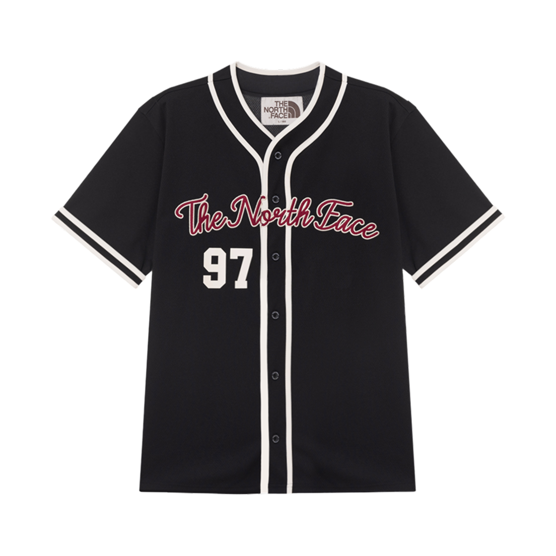 노스페이스 TNF 크루 숏슬리브 저지 탑 블랙 - 25SS