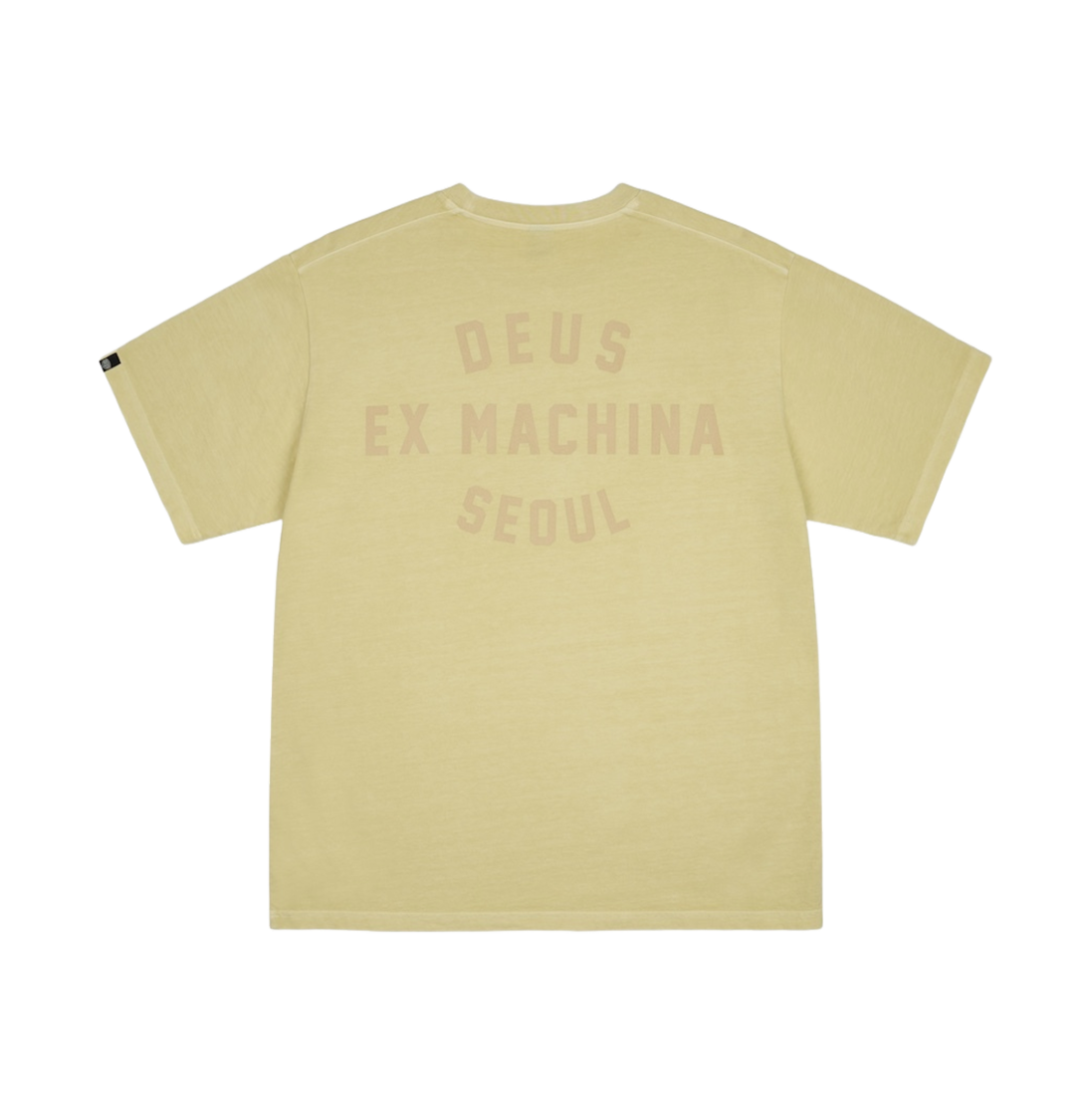 데우스 엑스 마키나 다이드 서울 컬리지 어드레스 티셔츠 옐로우(Deus Ex Machina Dyed Seoul College Address T-Shirt Yellow) - 2