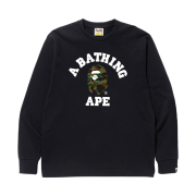 BAPE 1st Camo College T-Shirt Black