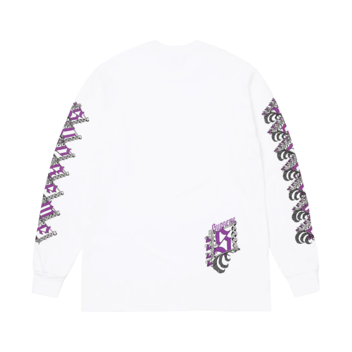 - Supreme Strawberries L/S T-Shirt White - 24FW