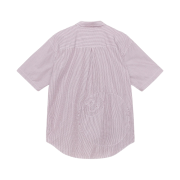 Stussy Boxy SS 8 Ball Stripe Shirt Burgundy