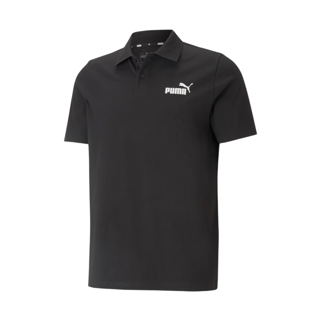 586676-01 Puma Essentials Polo Shirt Black