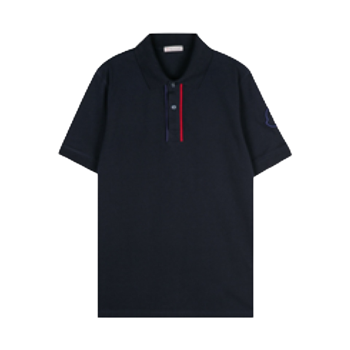 I1-091-8A00003-899UR-77X Moncler Tricolour Polo Shirt Dark Blue - 23SS