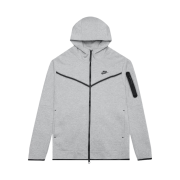 Nike NSW Tech Fleece Full Zip Hoodie Dark Grey Heather - US/EU