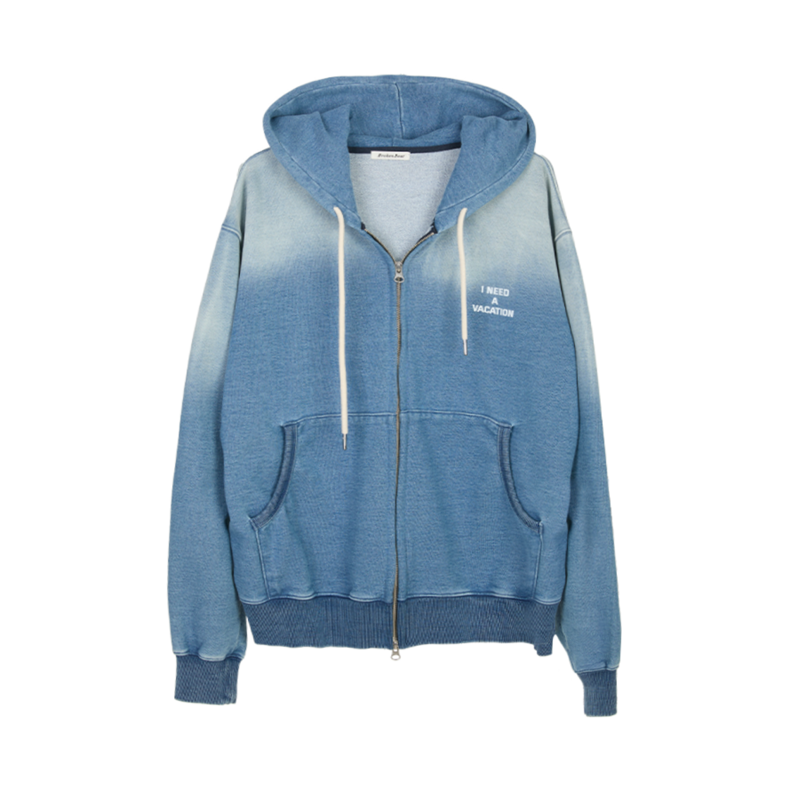 브로큰비트 인디고 집업 후디(Broken Beat Indigo Zip-Up Hoodie)