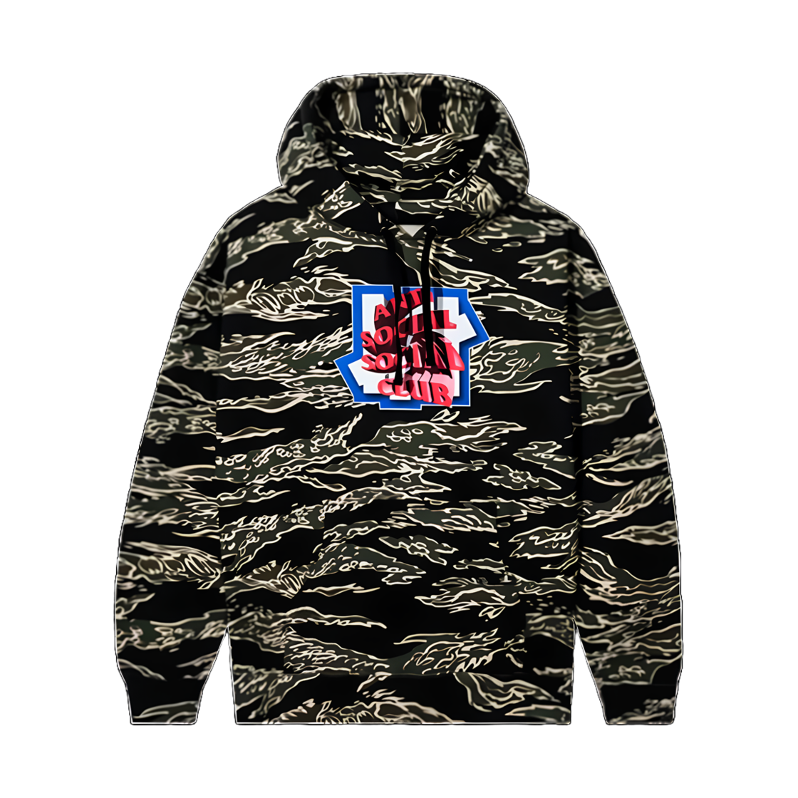 안티소셜소셜클럽 언디핏 플레이 소셜 후드 타이거 카모(Anti Social Social Club ASSC X UNDEFEATED Play Social Hoodie Tiger Camo)